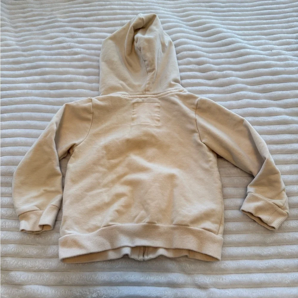 OshKosh B'gosh Beige Hoodie with Pink Accents